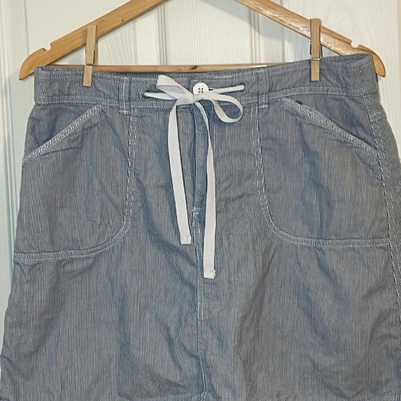 White Stag Pinstripe Skort, blue, 12 - Picture 2 of 5